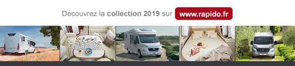 Consulter l'ensemble de la collection 2019 Rapido : www.rapido.fr