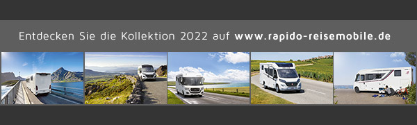 Entdecken Sie die Kollektion 2021 auf www.rapido-reisemobile.de