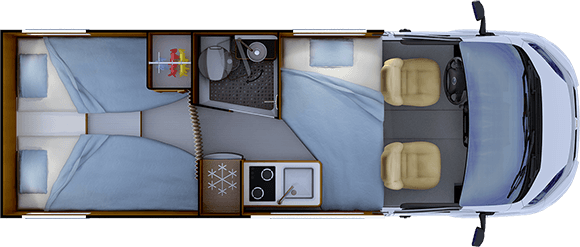 Implantation nuit RAPIDO V68