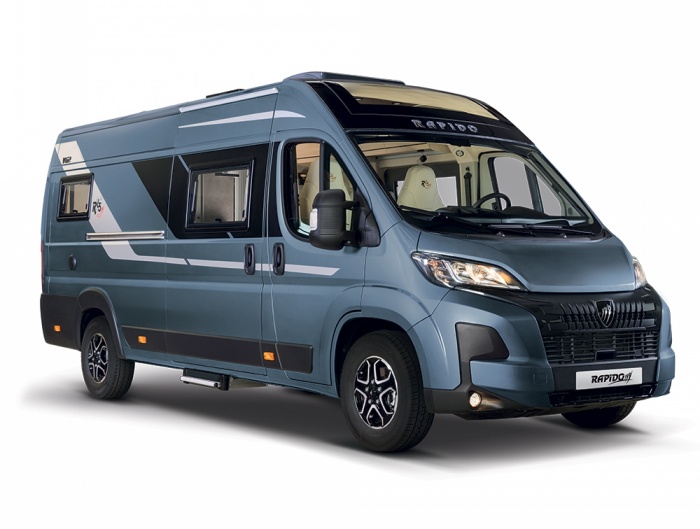 Modèle V62 en Iron grey de série, disponible en blanc (option).