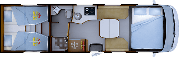 Implantation nuit RAPIDO i166M