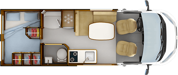 Implantation jour RAPIDO V65 XL