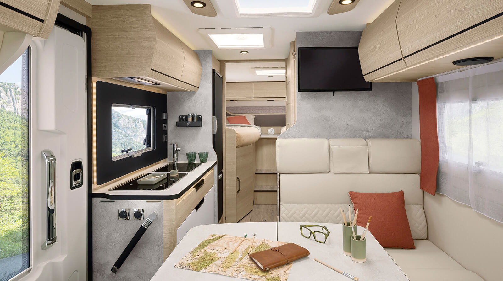 PHOTOS INTÉRIEURES RAPIDO Camping-car C55